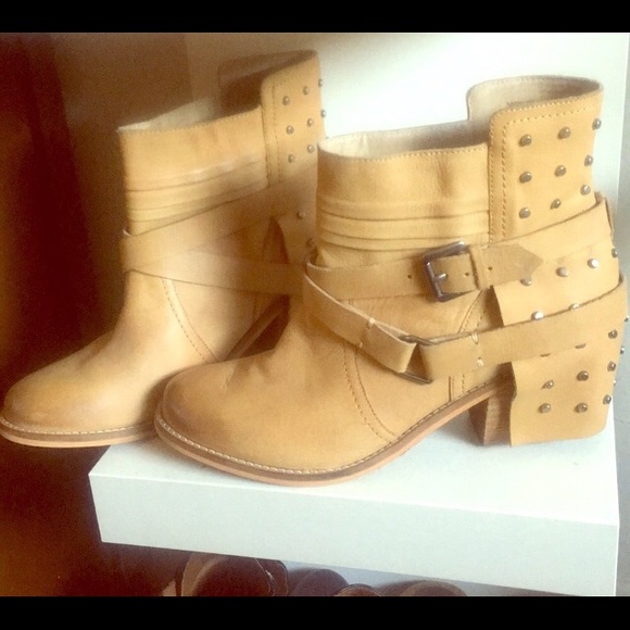 naughty monkey studded boots